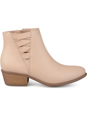 

JOURNEE COLLECTION Женские розовые ботильоны с перекрытием D Estell с миндалевидным носком,  м, Розовый, ESTELL BOOTIE