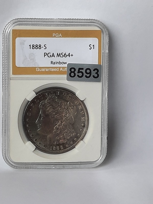 1888-S 90% Silver Morgan Dollar Coin! RARE.