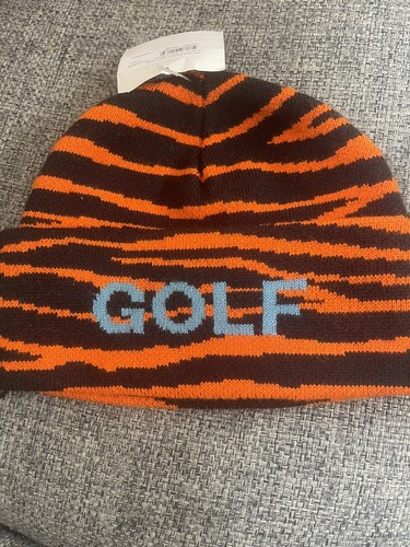 GOLF WANG TIGER STRIPE BEANIE | eBay