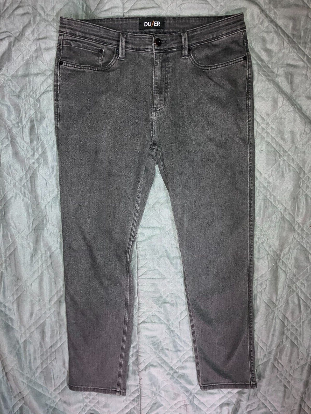 NieR 2WAY DEADLINE DENIM JEANS【GRAY】 DU/ER DUER Denim Jean Men 36 x 30 Color: Aged Grey - L2X