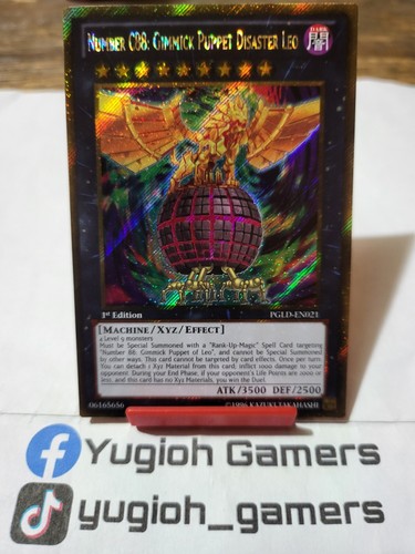 遊戯王　1996 Yu-Gi-Oh Number C88 Gimmick Puppet Disaster Leo PGLD 1st Secret