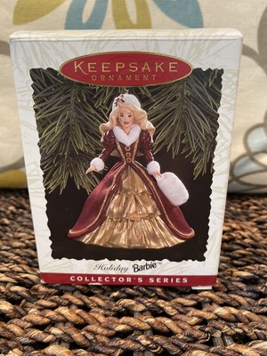hallmark keepsake ornament holiday barbie collector's series