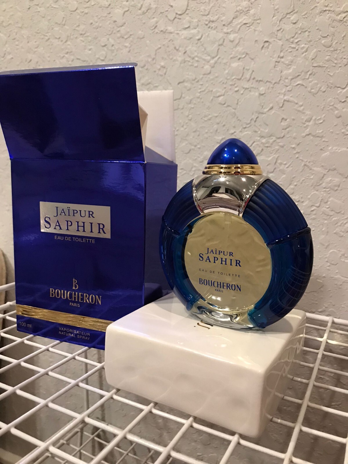 Boucheron Jaipur Saphir - Eau De Toilette 100 Ml - Neuf Et Rare