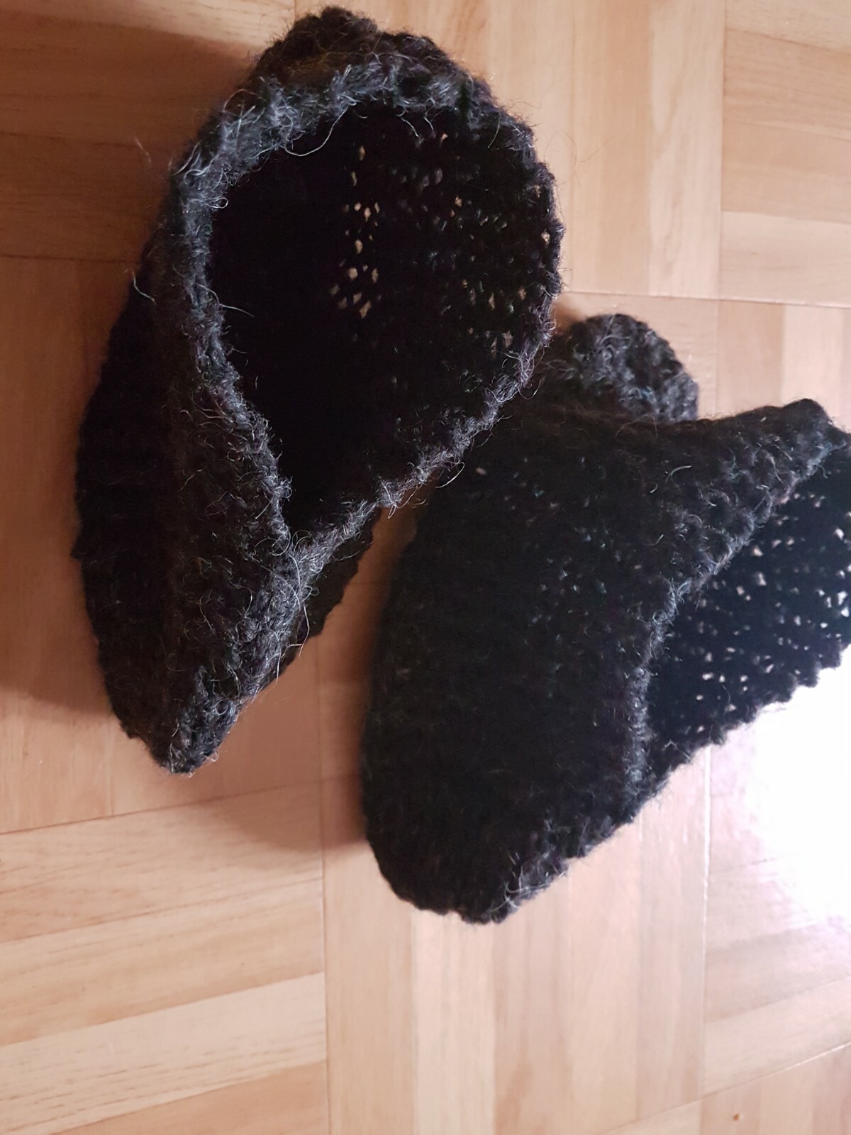 Fetisch Bettschuhe Schurwolle bis gr.40