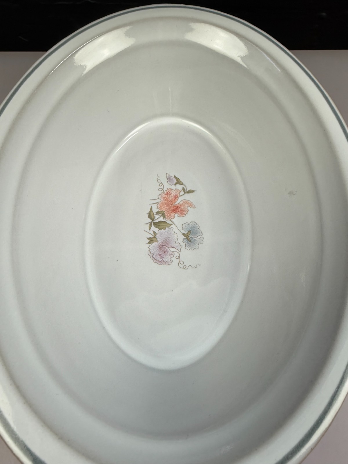 Denby Encore Oval Rimmed Pie Serving Dish 10.25" x 7.25"