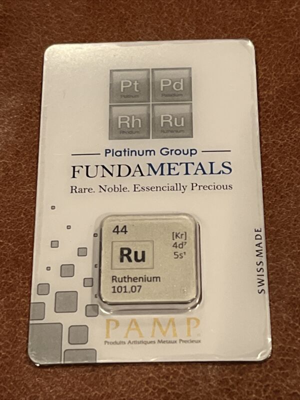PAMP SUISSE 1/2 OZ RUTHENIUM BAR EXTREMELY LIMITED NEW