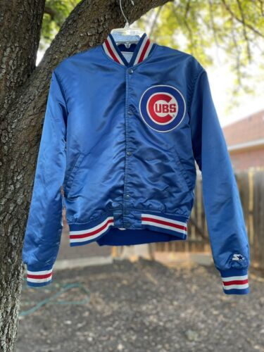 Vintage 90s Chicago Cubs Starter Satin Jacket Mens Size Vintage 90s Chicago Cubs Starter Satin Jacket Mens Size