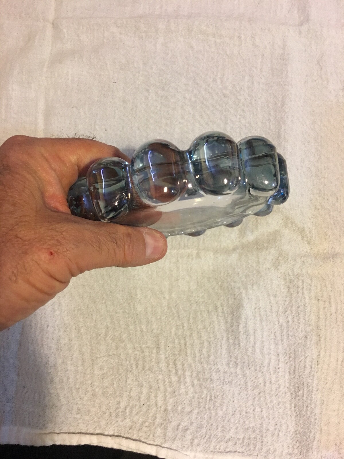 Vintage Boobie Glass Mid Century 12 Ball Bubbles 5