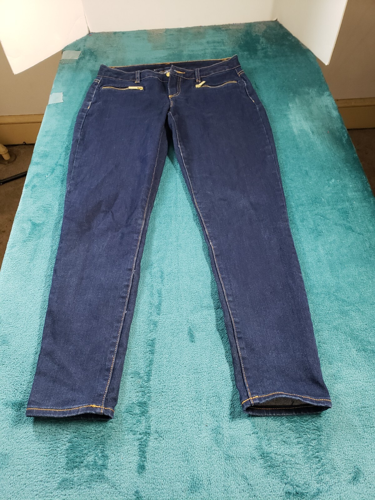パンツ MICHAEL KORS Women Straight Pants MR4904QFAU913 Blue Michael Kors Jeans Sz 4 Womens Blue Stretch Ladies Pants