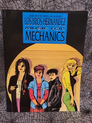Music for Mechanics Love and Rockets Hernandez Comic Book Tpb Fantographics 1985