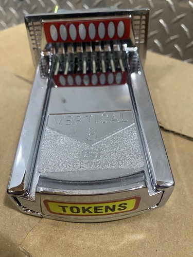 NEW Greenwald Vertical 8 V8 Coin Slide Chute Vend Mech .900 Rim