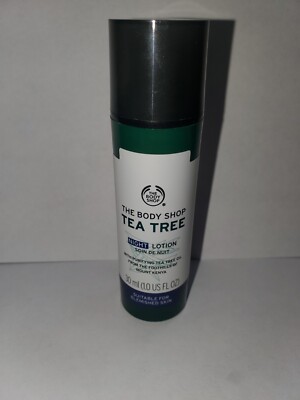 The Body Shop Tea Tree Night Lotion For Blemished Skin 1 fl oz New