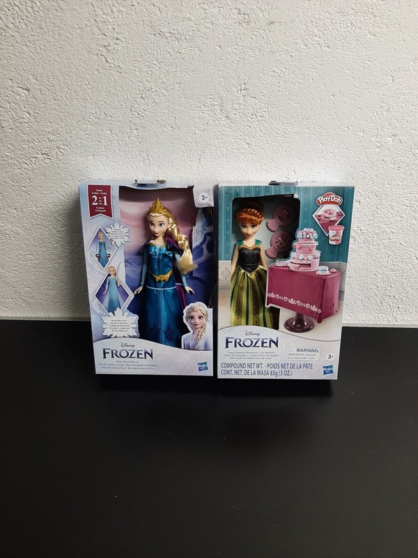 Disney Frozen EiskÃ¶Nigin I Ii Anna Elsa Funktionspuppen Play-Doh Knete Hasbro