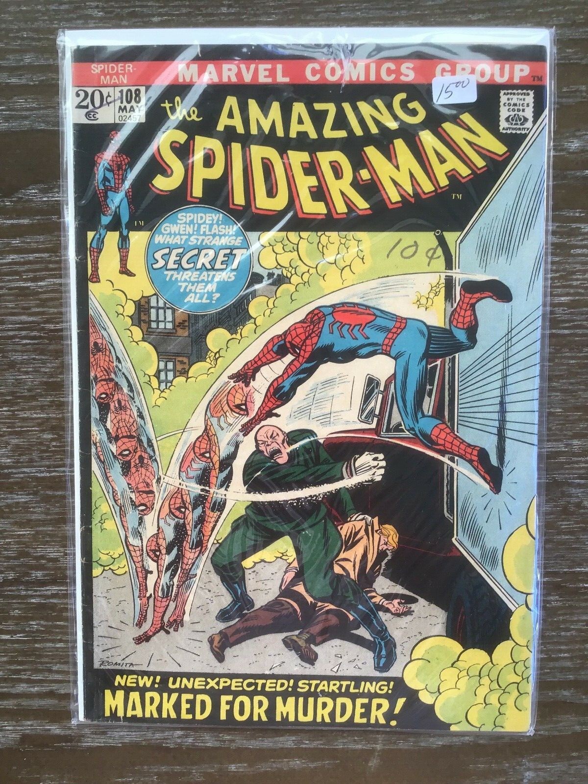 Marvel Comics AMAZING SPIDER-MAN #108 May 02457 Spidey Gwen