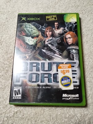 Brute Force (Microsoft Xbox, 2003) with Case NO Manual - Tested