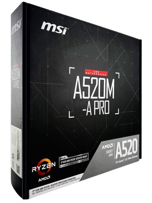 MSI A520M-A Pro Matx A520M-A Pro Matx, A520MAPRO (8HB536) - NEW