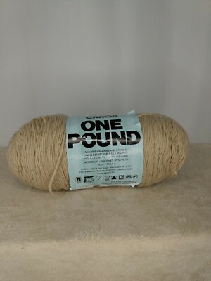 Caron  One Pound Yarn 100%Acrylic in Off White