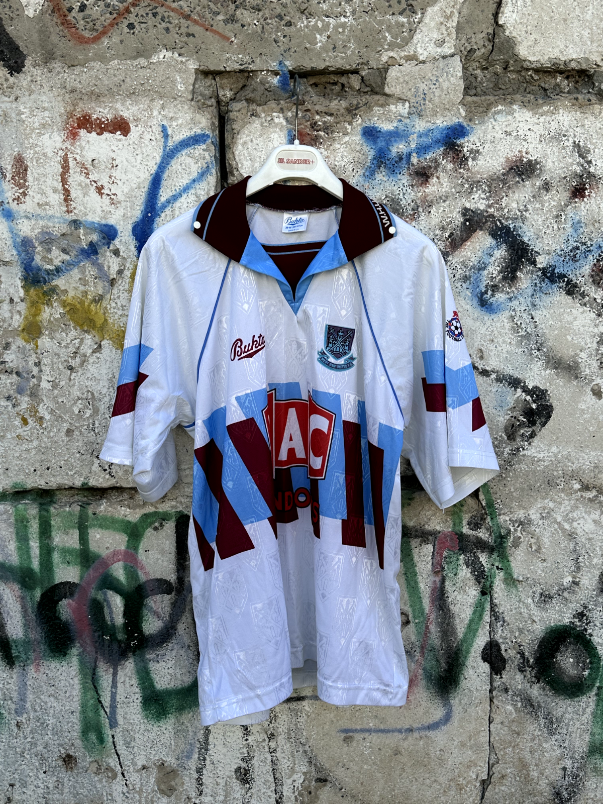 ベスト West Ham Bukta ユニフォームシャツ 91-92 West Ham United