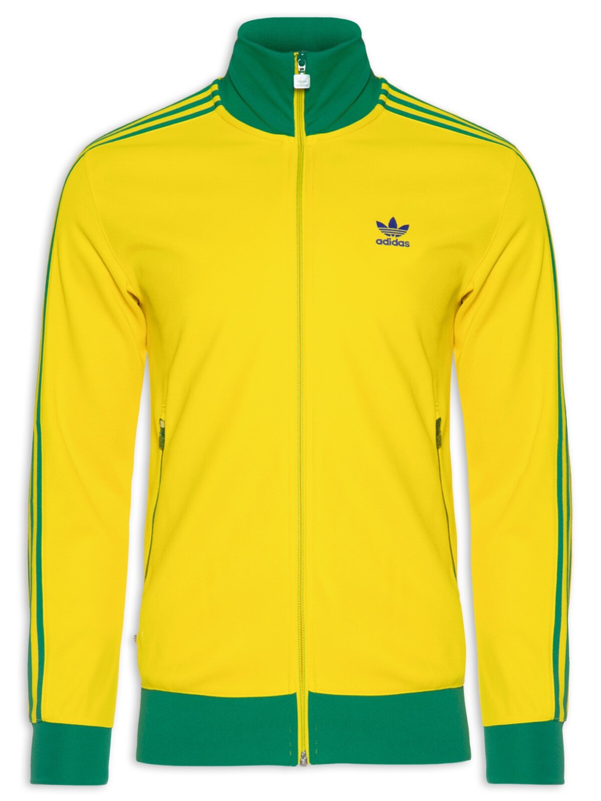 adidas beckenbauer jacket orange