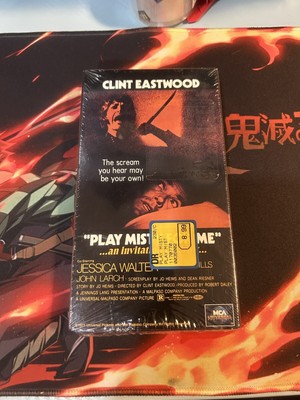Play Misty For Me VHS SEALED w/ Watermarks Clint Eastwood MCA RARE! 