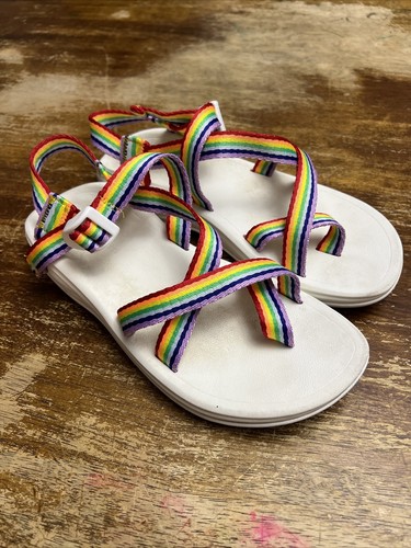 Women's Size 9 Pride Rainbow Sport Sandals Hiking Gay Queer