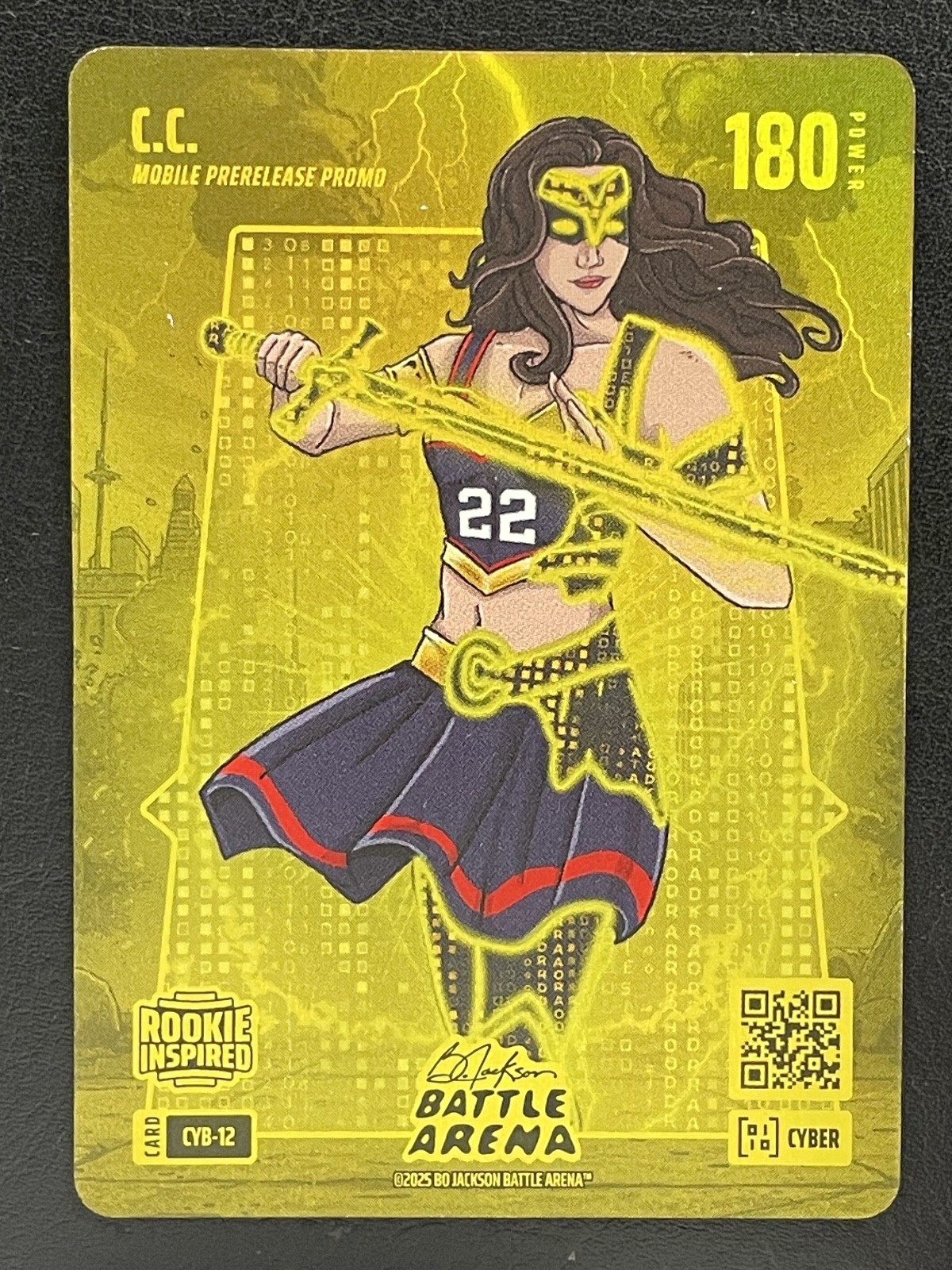 2025 Bo Jackson Battle Arena Mobile Prerelease Promo Caitlin Clark RC Rookie