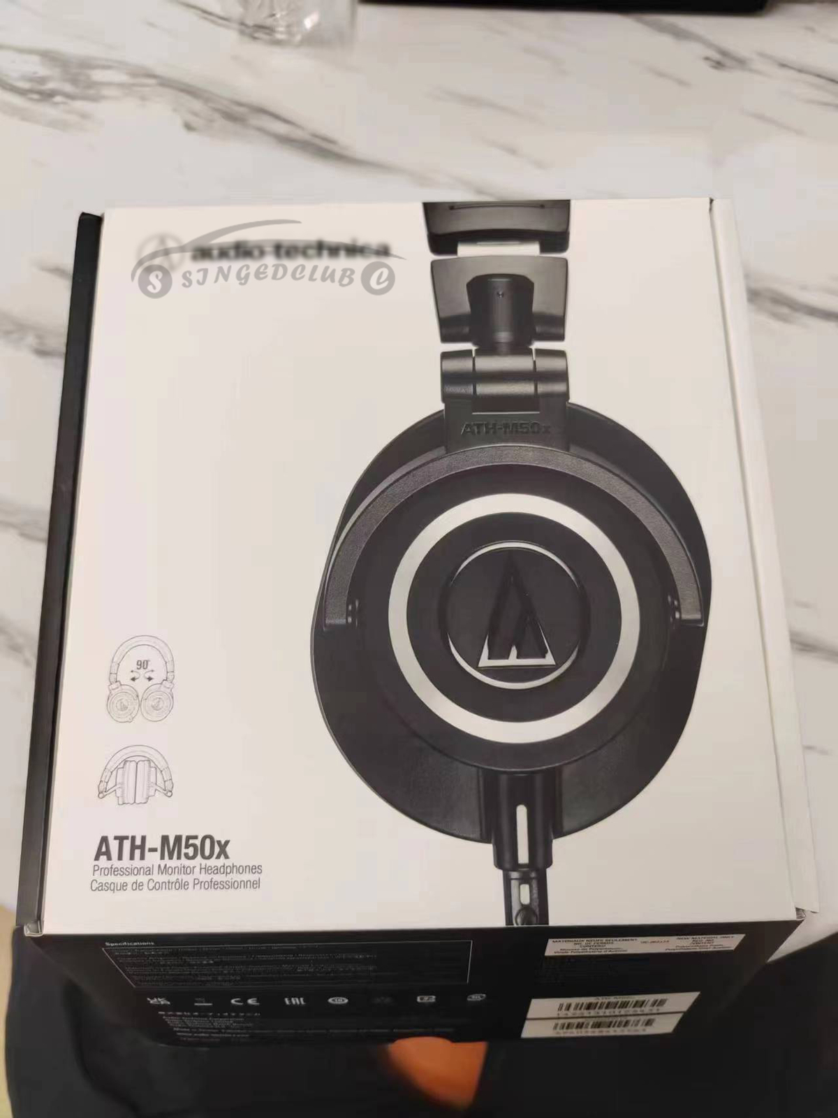 Audio-Technica ATH-M50x Closed-Back Studio Monitoring Headph