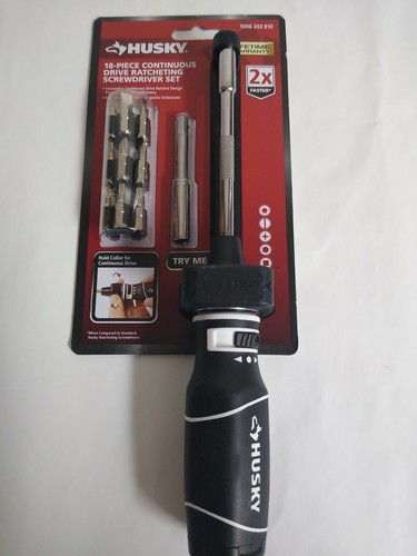 Husky 15 piece ratcheting screwdriver set deals