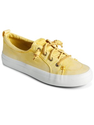 

SPERRY Женские желтые кроссовки Comfort Crest Vibe на шнуровке с круглым носком, Желтый, STS86256
