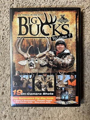 Dvd Buckmasters The Thrill Of The Hunt Big Bucks Volume 7 - 2007 - Bushman - New