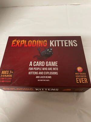 Exploding Kittens Card Game New in Open Box