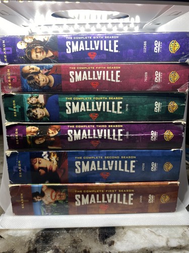 Smallville Complete Series - Seasons 1-6 DVD Box Sets - Complete - Tested!
