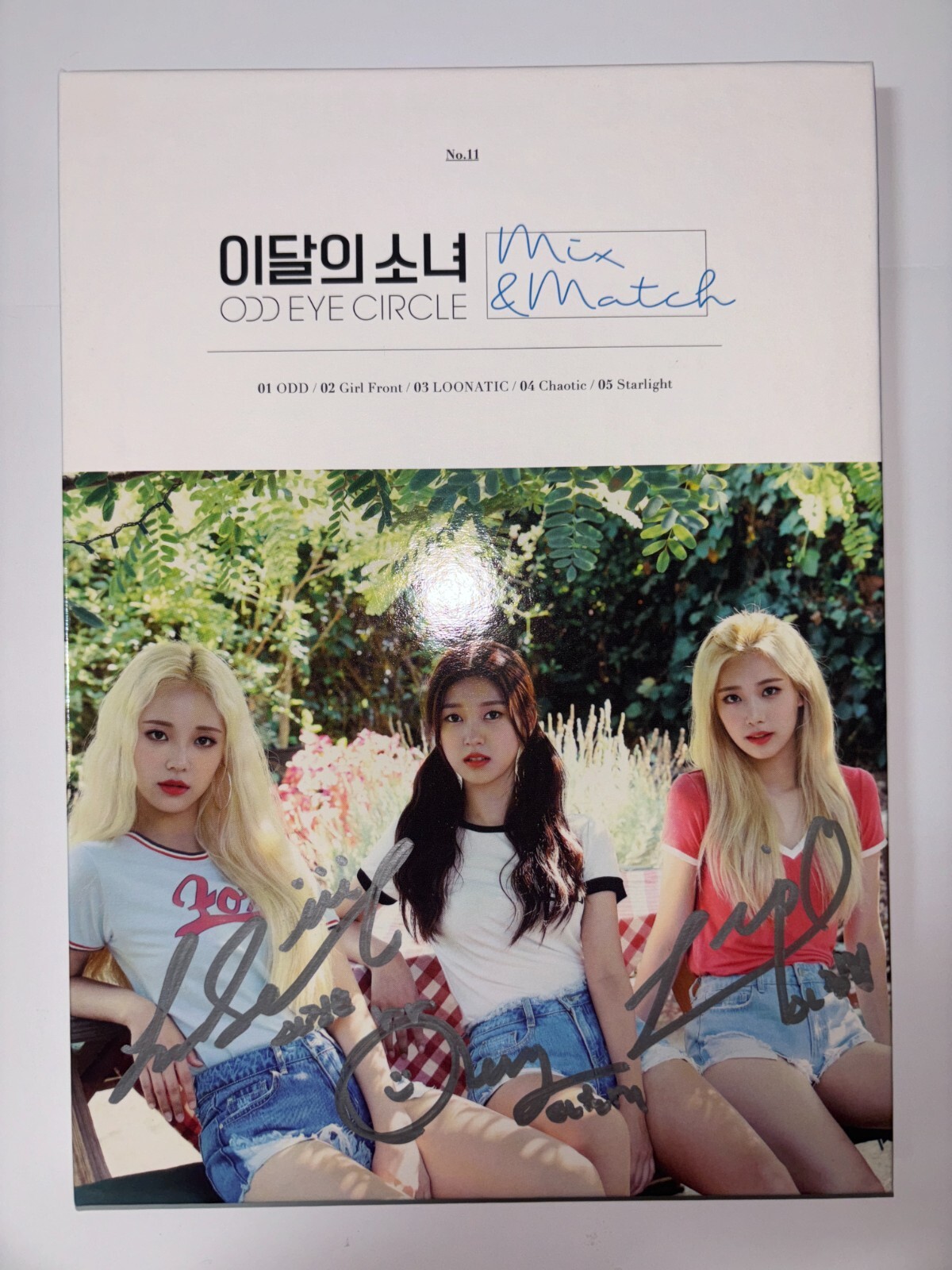 LOONA ODD EYE CIRCLE [MIX & MATCH] Autographed Signed Album