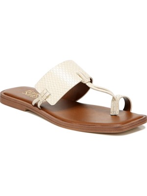 

FRANCO SARTO Женские кожаные шлепанцы цвета слоновой кости с ремешком на мыске Milly, Цвет слоновой кости, A8789L3