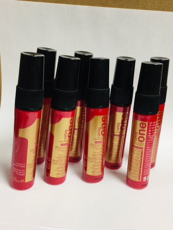 9 Revlon Professional Uniq One All In One Hair Treatment 0.3 oz 9 pack