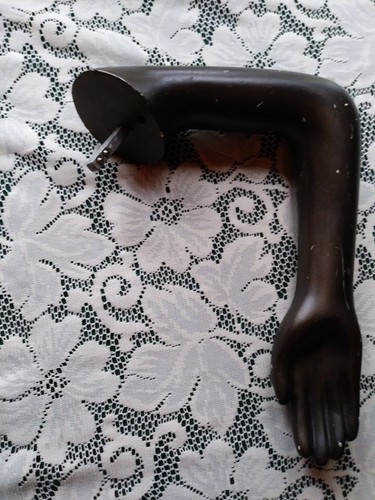 Vintage Heavy Arm hand Mannequin Prop display boutique industrial steampunk #J
