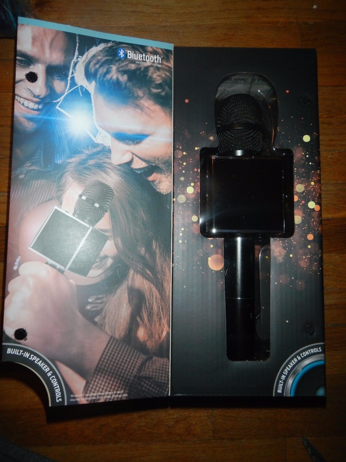 NEW IN BOX SHARPER IMAGE BLUETOOTH MUSIC STREAM MICROPHONE