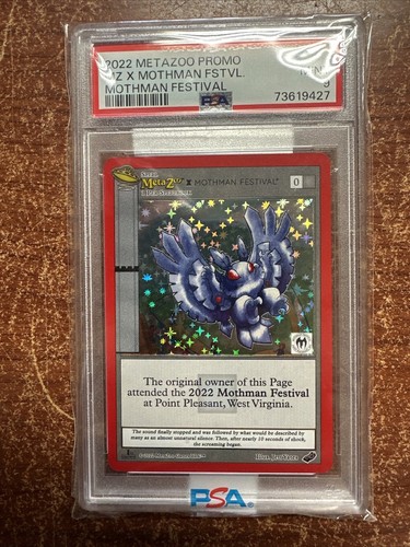 Metazoo 2022 mothman festival Promo 1st Edition Mint PSA 9