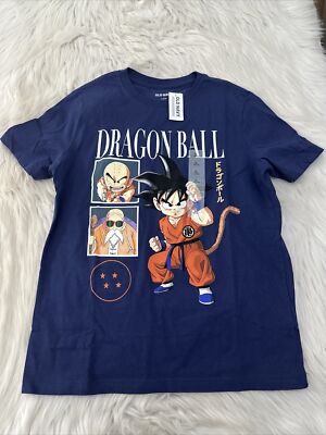 Old Navy boys Dragon Ball graphic tee NWT L 10/12 short sleeve blue