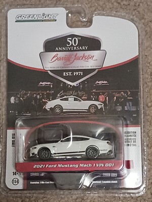 Greenlight Barrett-Jackson Series 8 - 2021 Ford Mustang Mach 1 Vin 001 - 37240-F