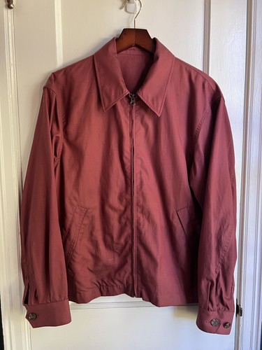 MENS UNIQLO U DRIZZLER JACKET RED XS/SMALL