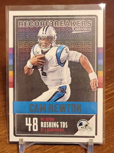 2017 Panini Classics Record Breakers Cam Newton #1 Carolina Panthers