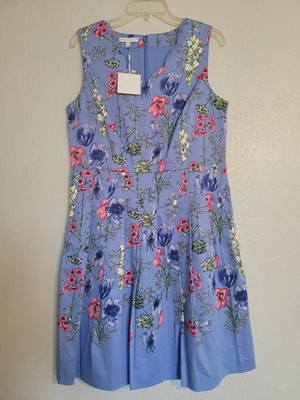 NWT RSVP BY TALBOTS Women's Floral Print Dress Size 12P
