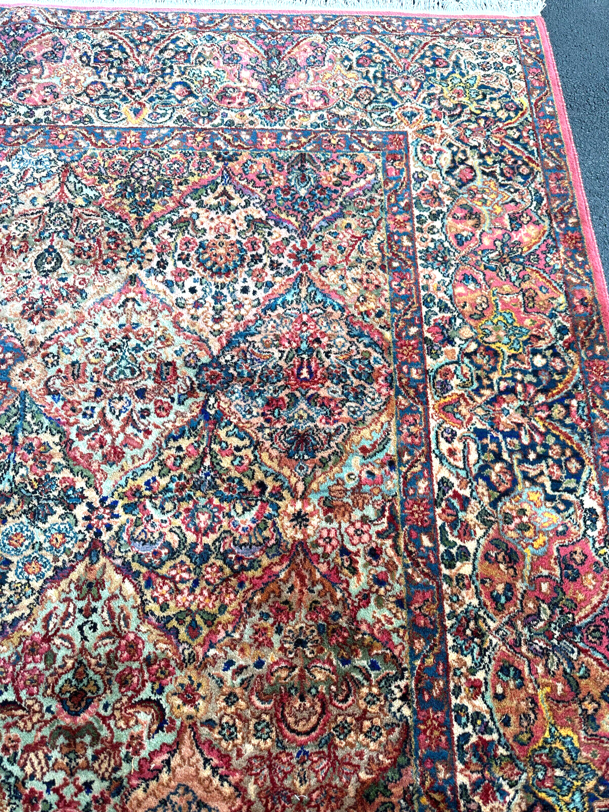 Beautiful  Antique American Karastan Kirman Rug 9x12FT 