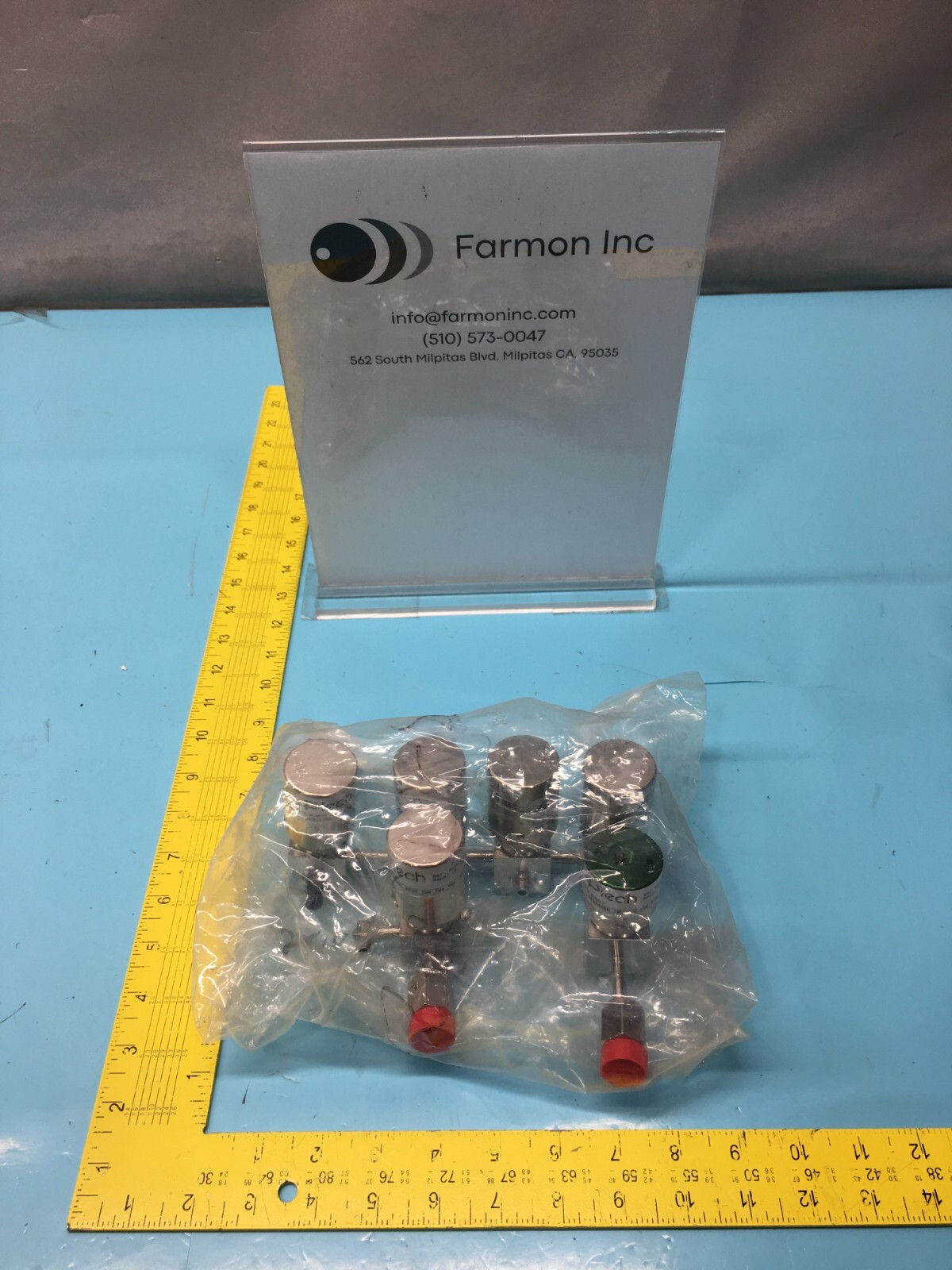 LAM 255-00042-000 GAS LINE MANIFOLD, 5 APTECH AP3550SM3PWFTW4TW4TW4875, 148847