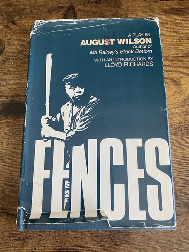 Vintage 1986 Fences A Play By August Wilson Hardcover Old Book | eBay