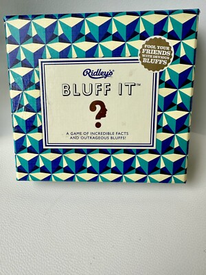 Ridley's Games Room Bluff It Trivia Card Game. A mindbending bluffing game.