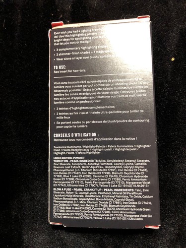 Smashbox Casey Holmes Spotlight Highlight Shimmer Palette - Pearl - New in Box