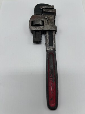 VTG PREMIER Adjustable # 10 Pipe Monkey Wrench Plumbing  Made in Japan Red RARE