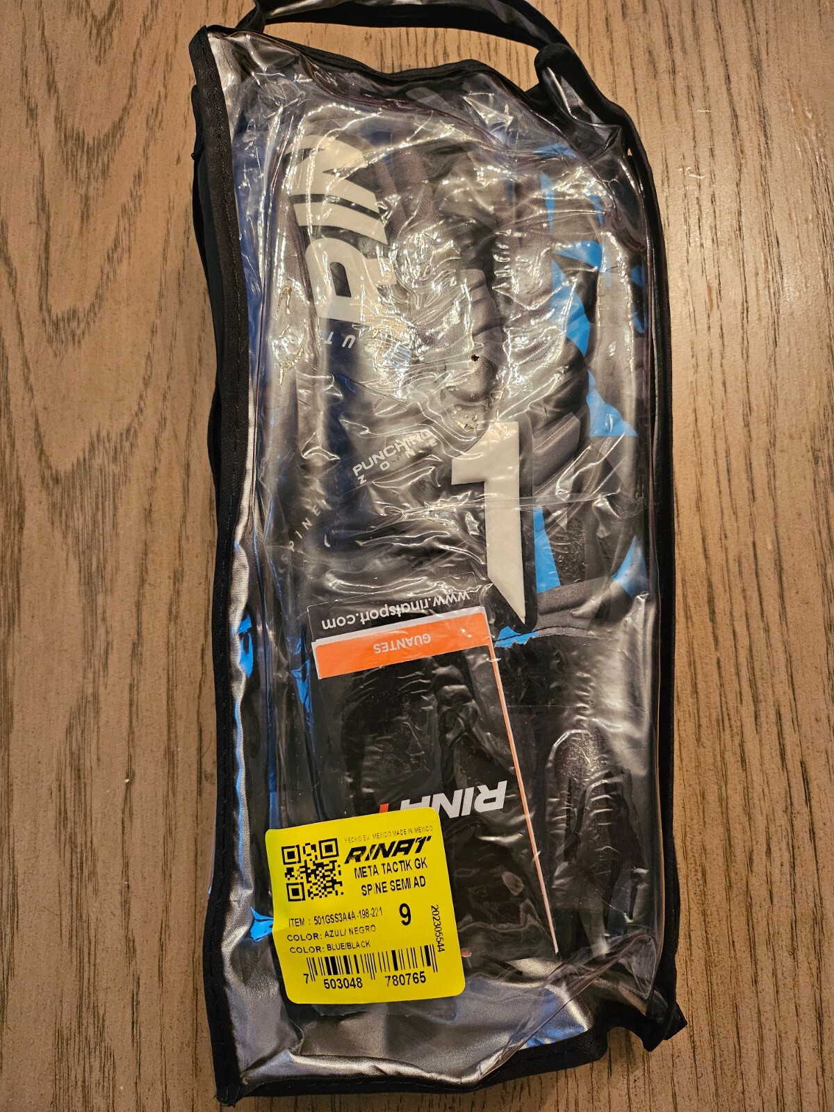 New RINAT META TACTIK SPINE SOCCER GLOVE Size 9, Goalkeeper, Futbol